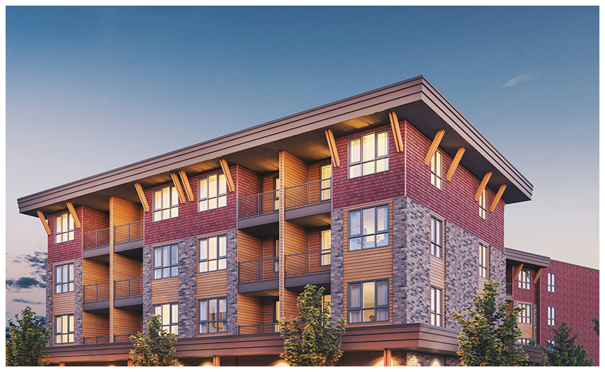 Rendering of new apartment building Beckwith Square
